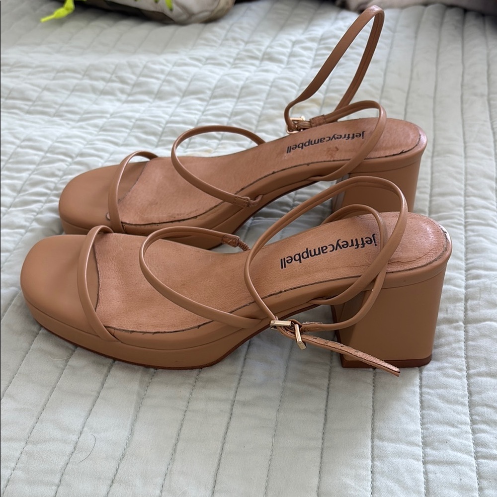 Jeffrey Campbell Tan Women's Sandals - Picture 4 of 4